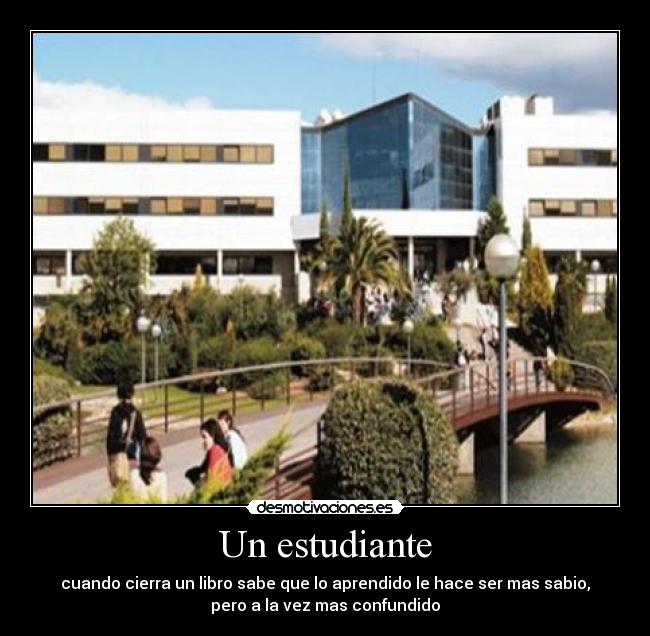 Un estudiante -