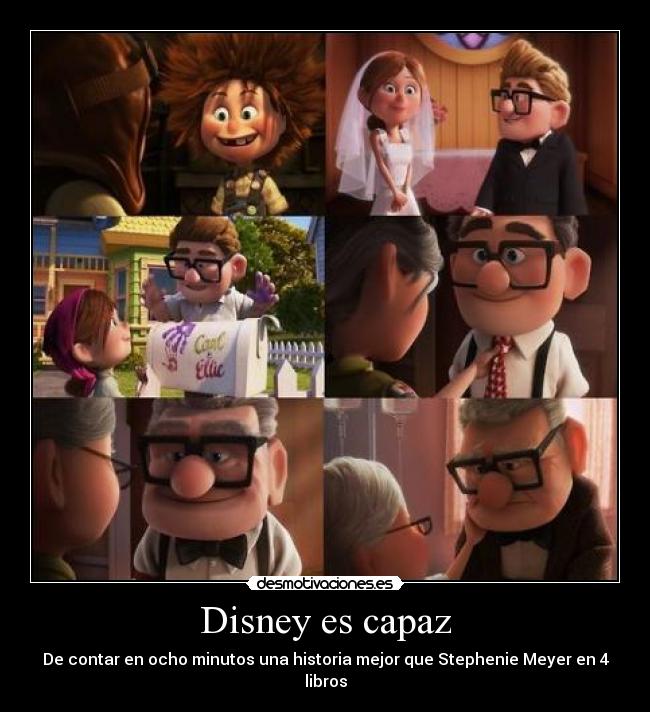 Disney es capaz - De contar en ocho minutos una historia mejor que Stephenie Meyer en 4 libros