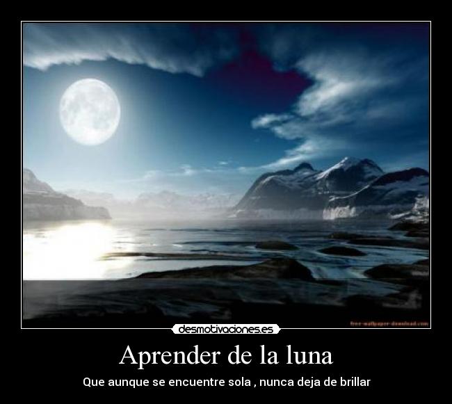 Aprender de la luna - 