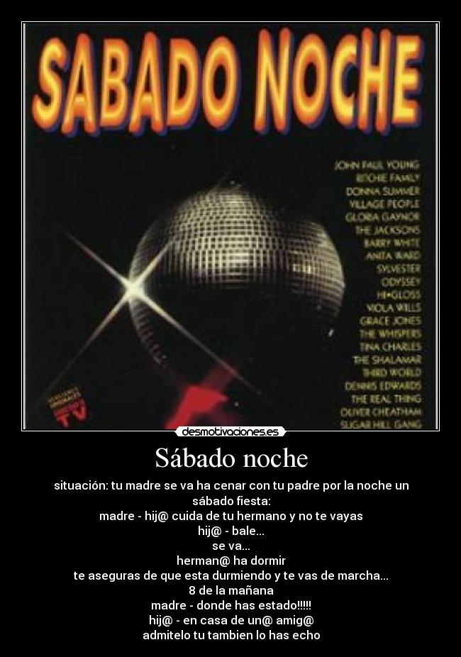 Sábado noche - 