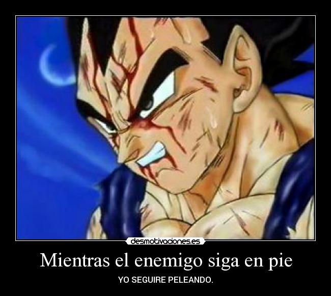 Mientras el enemigo siga en pie - YO SEGUIRE PELEANDO.