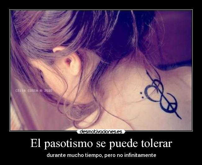 El pasotismo se puede tolerar -