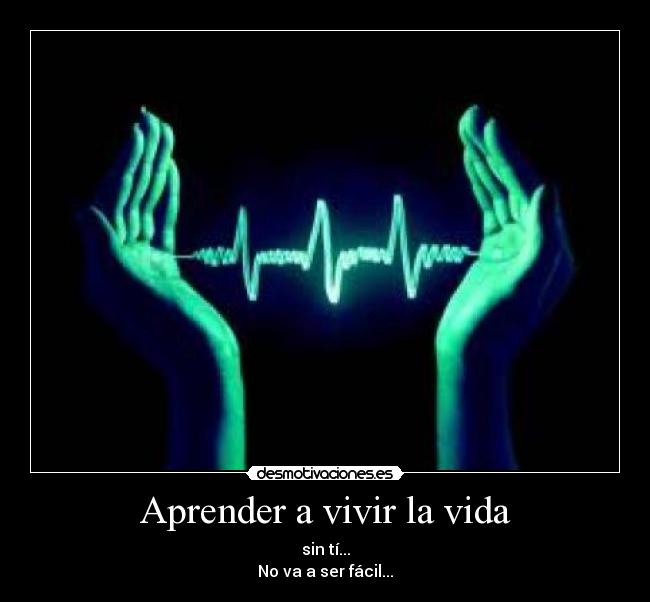 Aprender a vivir la vida -