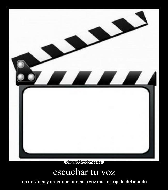 escuchar tu voz -