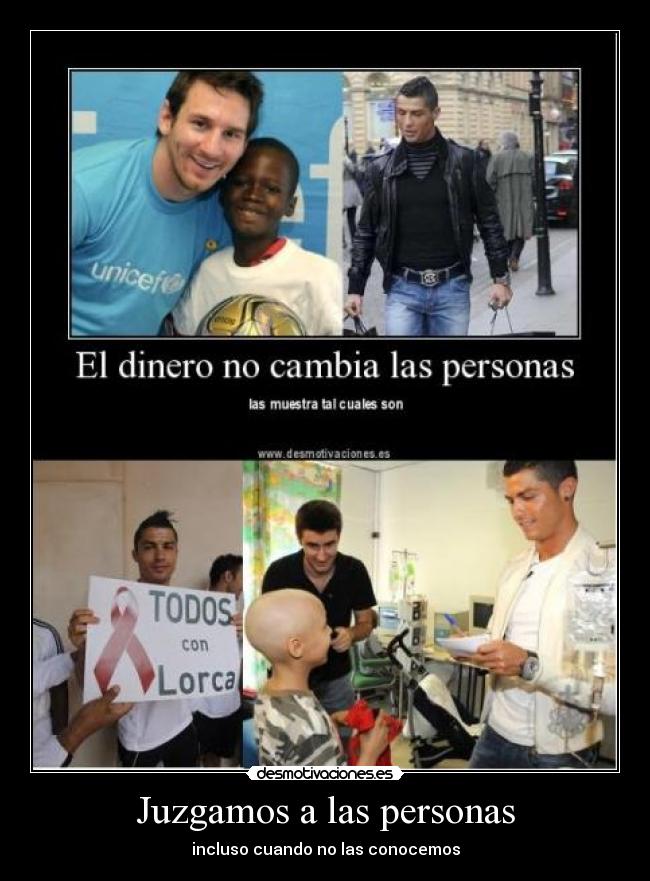 Juzgamos a las personas - incluso cuando no las conocemos