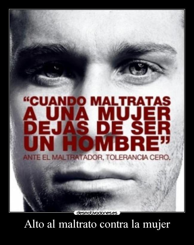 Alto al maltrato contra la mujer -