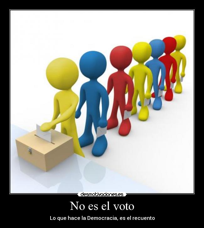 carteles voto desmotivaciones