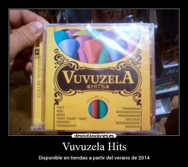 Vuvuzela Hits - Disponible en tiendas a partir del verano de 2014