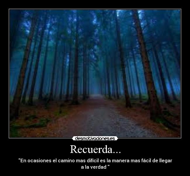Recuerda... -