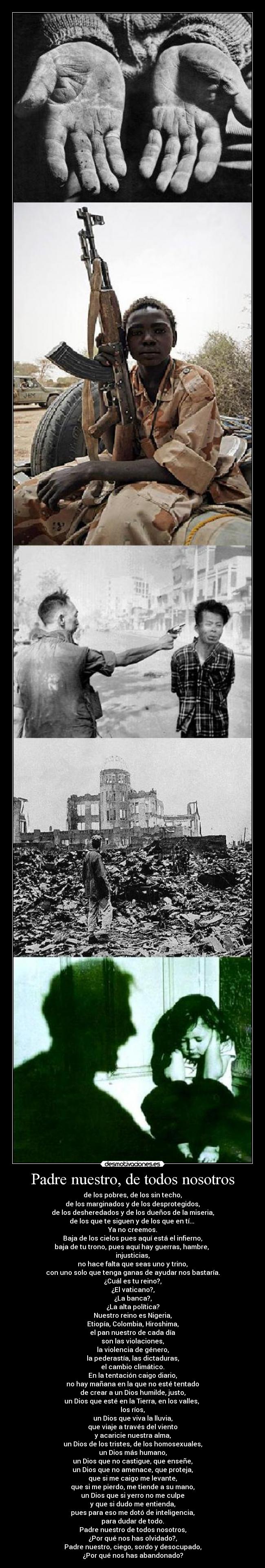 Padre nuestro, de todos nosotros -