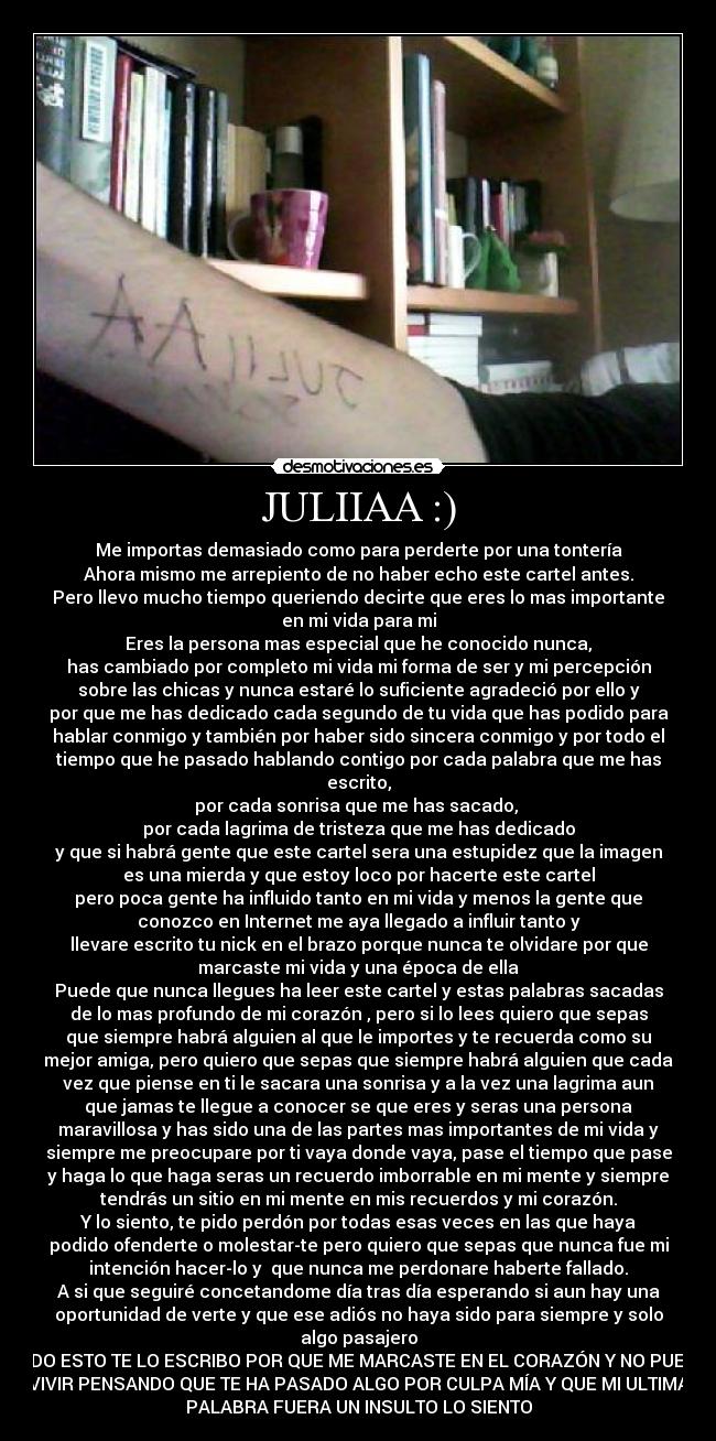 carteles nunca sabre por que fuiste pero sabre que marcastes mucho que eres alguien especial desmotivaciones