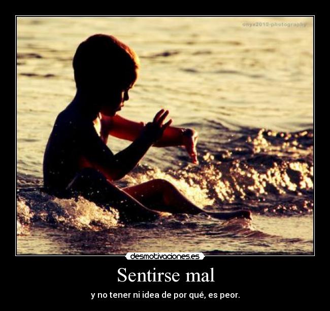 Sentirse mal - 