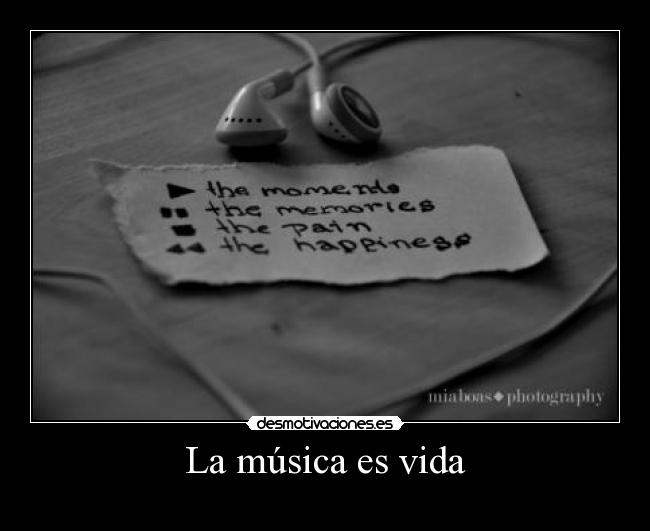 carteles musica vida vida musica desmotivaciones