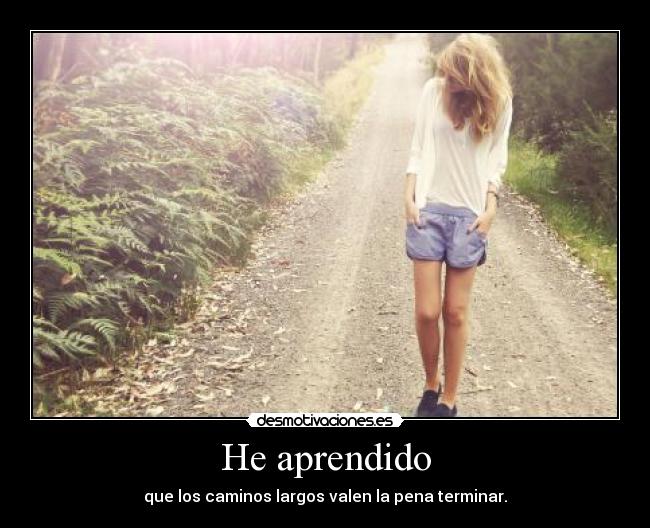 He aprendido - 