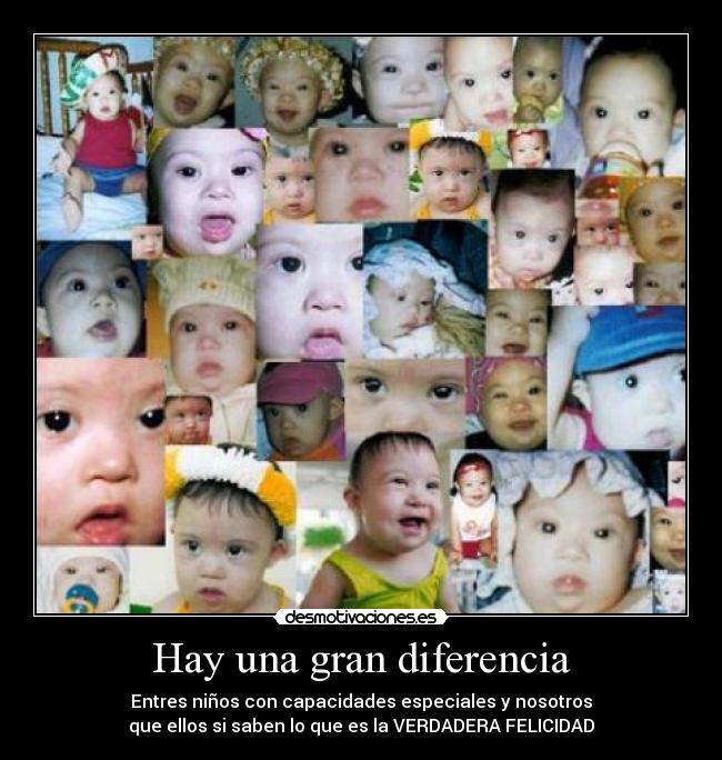 Hay una gran diferencia - 