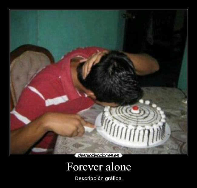 Forever alone - Descripción gráfica.