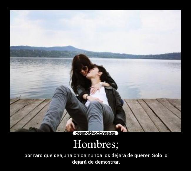 Hombres; - 