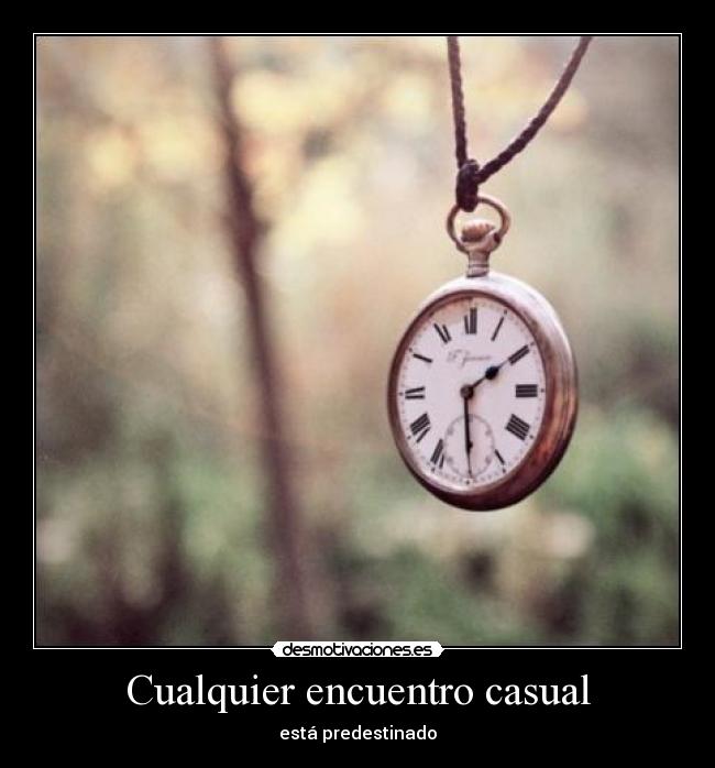 Cualquier encuentro casual - 