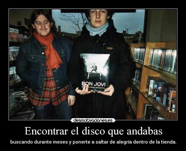 Encontrar el disco que andabas -