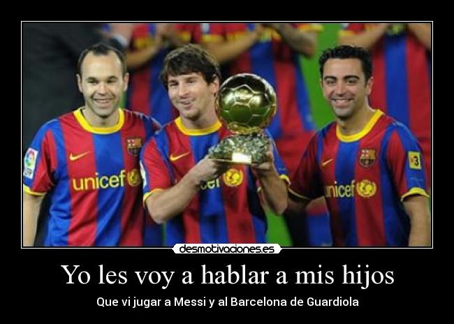 Yo les voy a hablar a mis hijos -