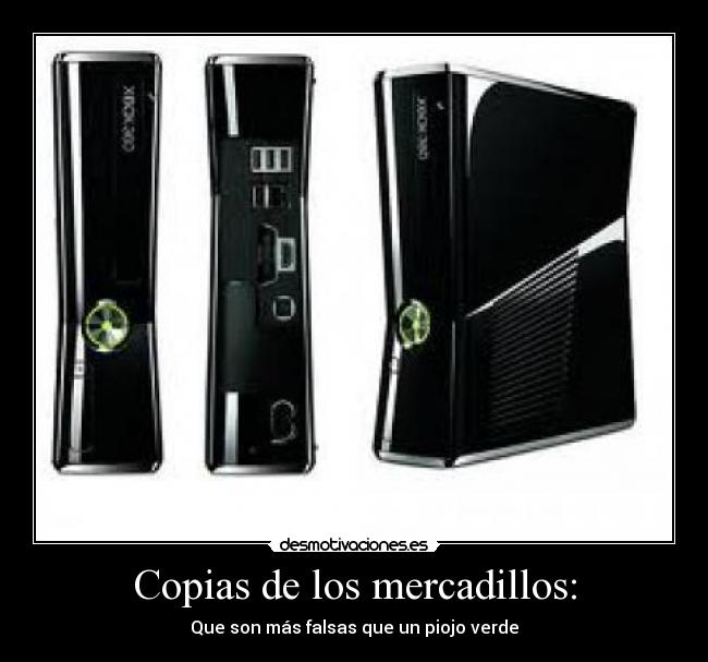 Copias de los mercadillos: - Que son más falsas que un piojo verde