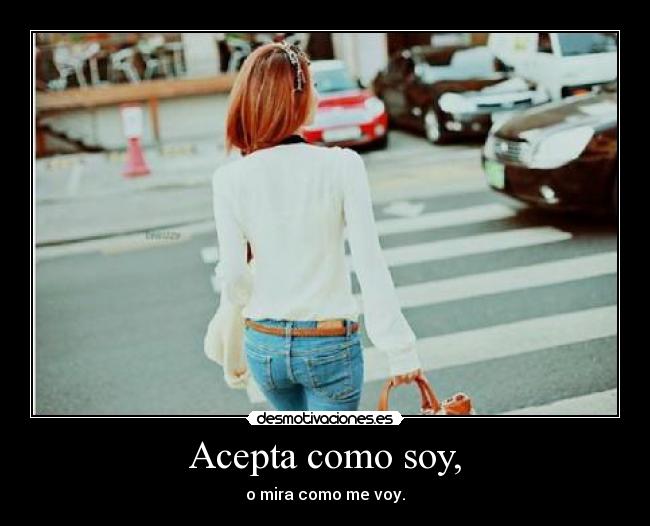carteles acepta como soy desmotivaciones