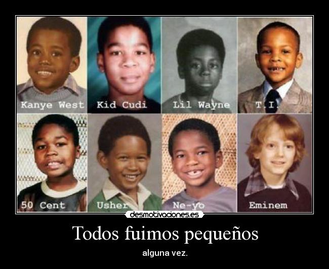 carteles grandes estrellas infancia desmotivaciones