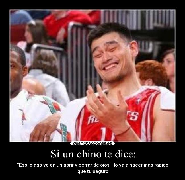 Si un chino te dice: -