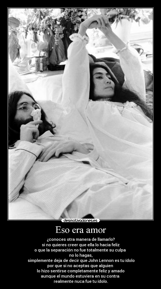 carteles amor the bealtes john lennon yoko ono war over amor desmotivaciones