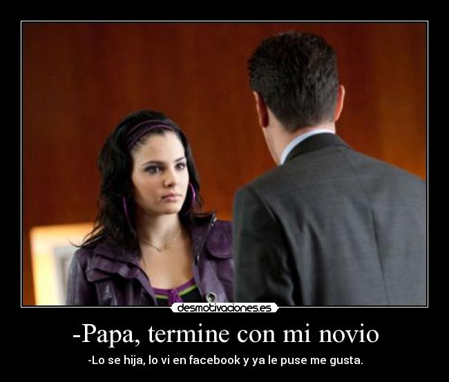 -Papa, termine con mi novio - 