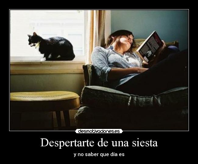 Despertarte de una siesta -