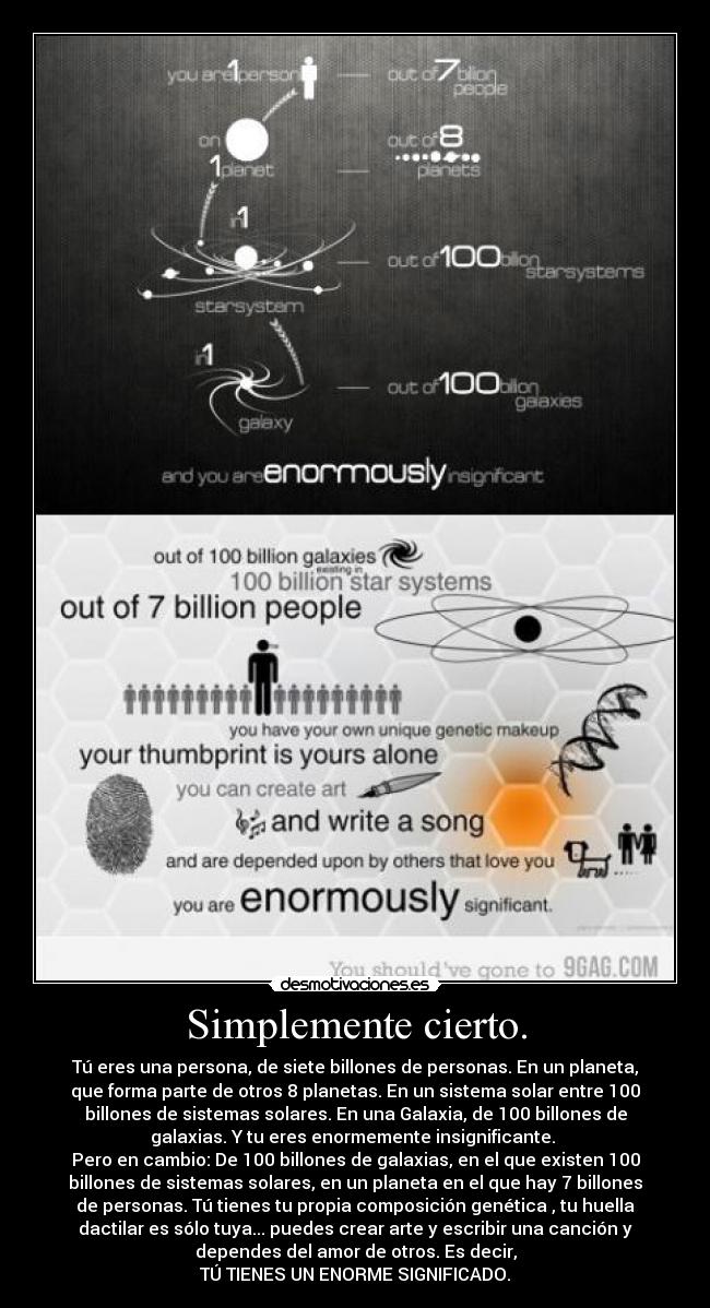 Simplemente cierto. - 