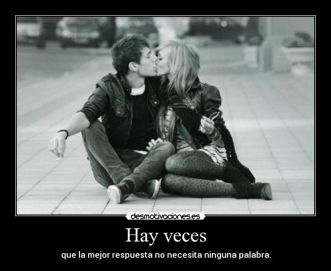 Hay veces -