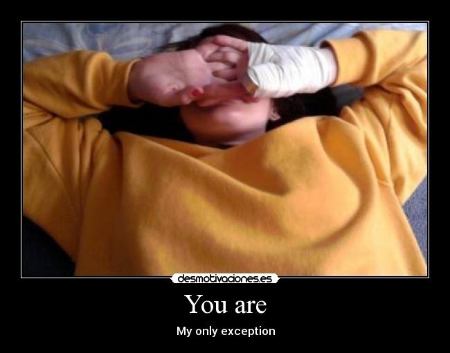 You are - 