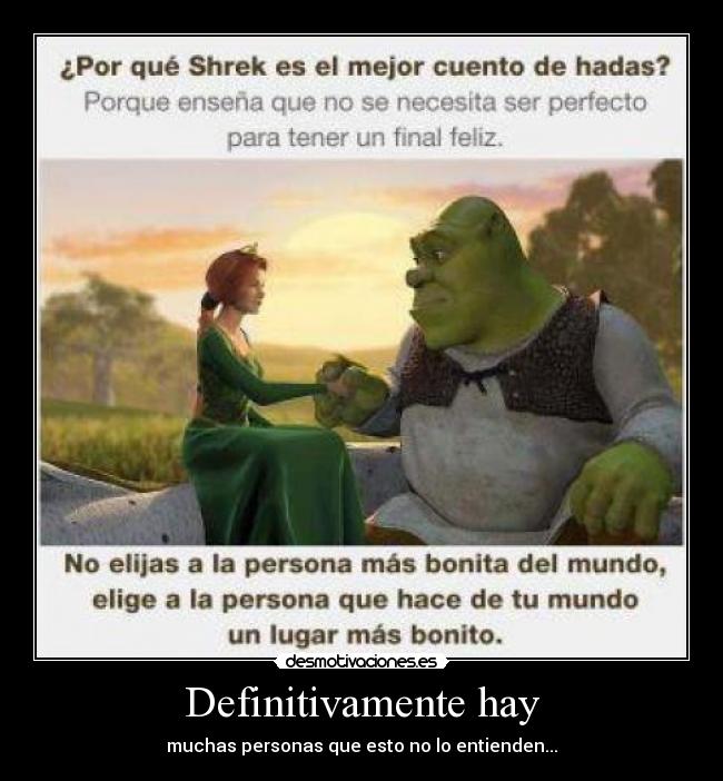 Definitivamente hay -