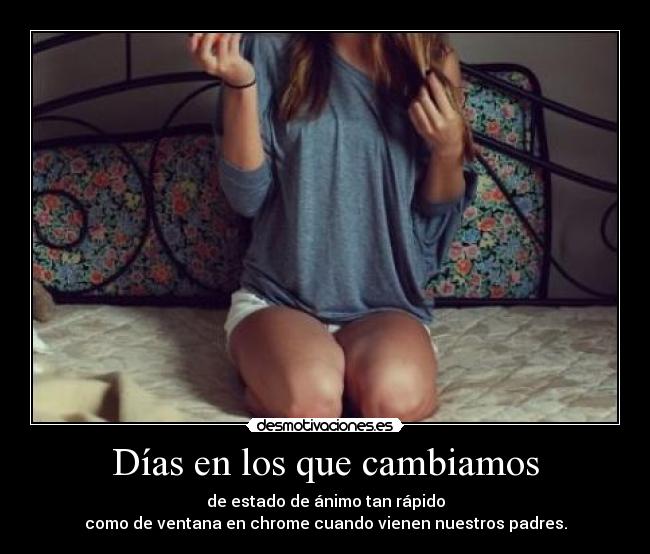 Días en los que cambiamos -