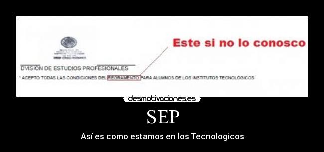 SEP - Así es como estamos en los Tecnologicos
