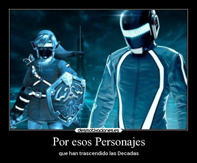 carteles link zelda daft punk desmotivaciones