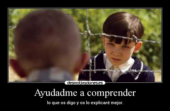 Ayudadme a comprender -