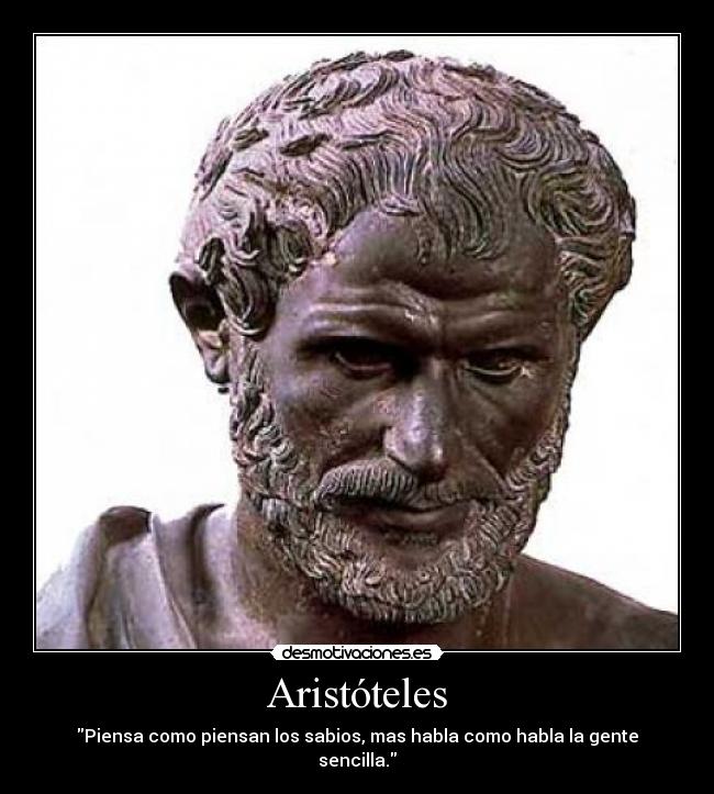 carteles aristoteles desmotivaciones