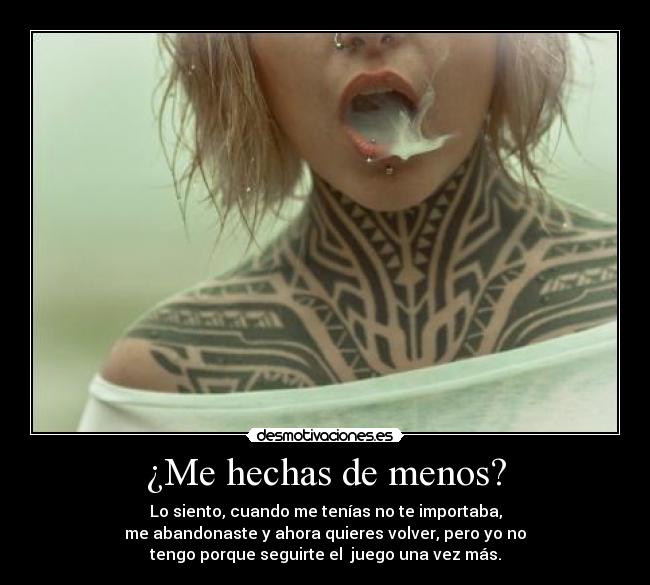 ¿Me hechas de menos? - 