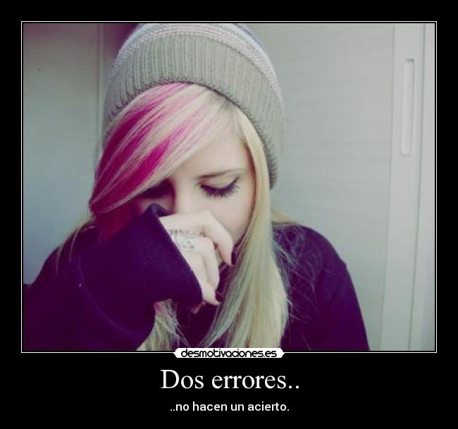 Dos errores.. - 