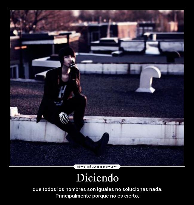 Diciendo -