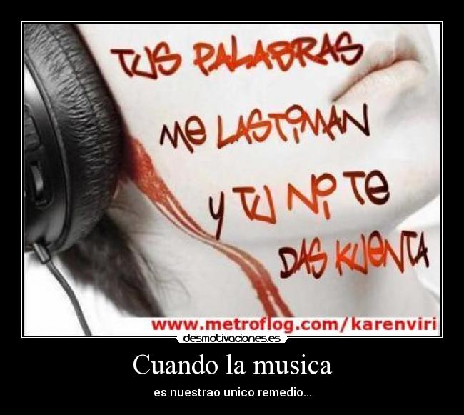 Cuando la musica -