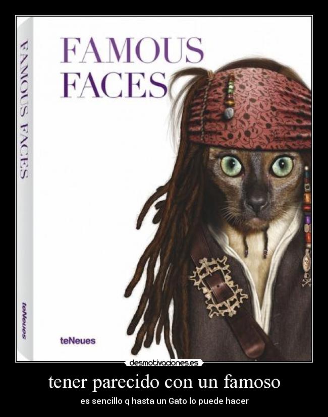 tener parecido con un famoso - 