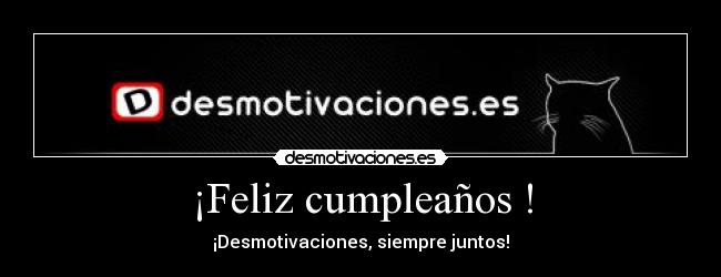 ¡Feliz cumpleaños ! - 