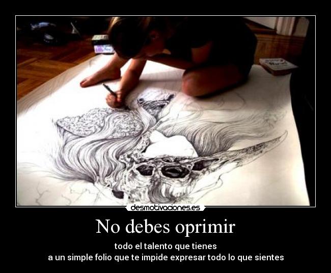 No debes oprimir - 