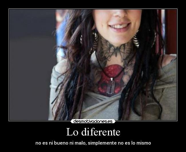 Lo diferente - 