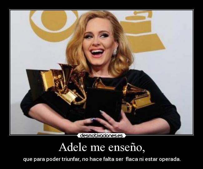 carteles adele enseno desmotivaciones