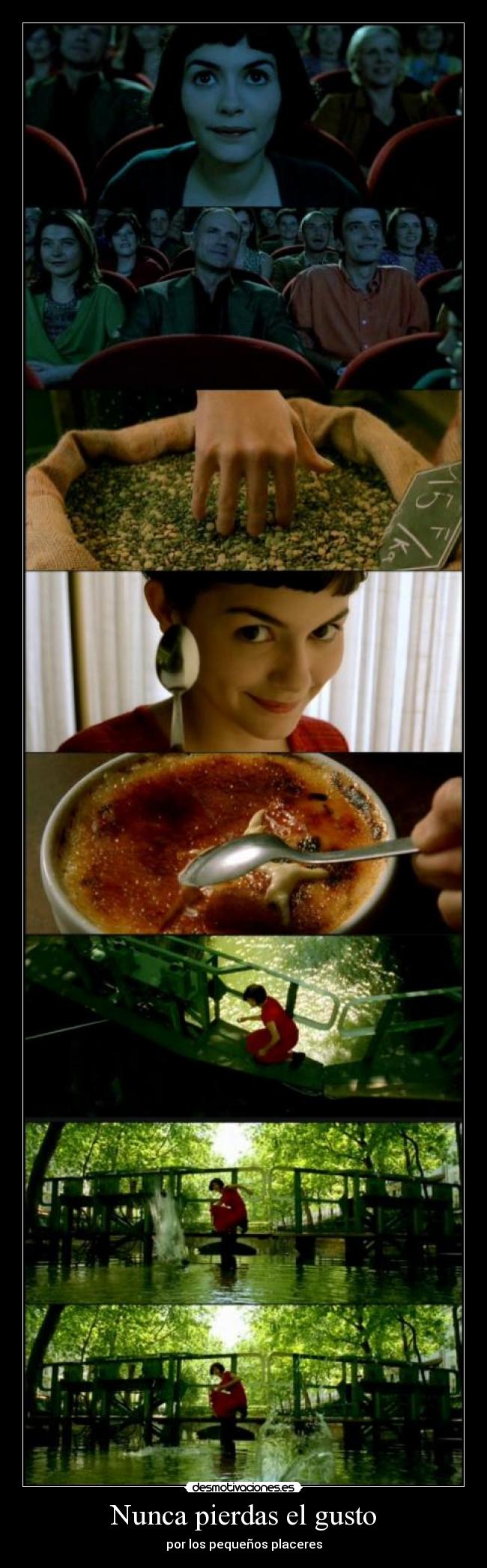 Nunca pierdas el gusto -